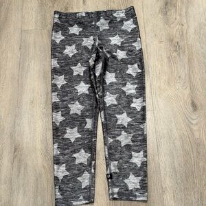 Terez Charcoal Star Capri Leggings